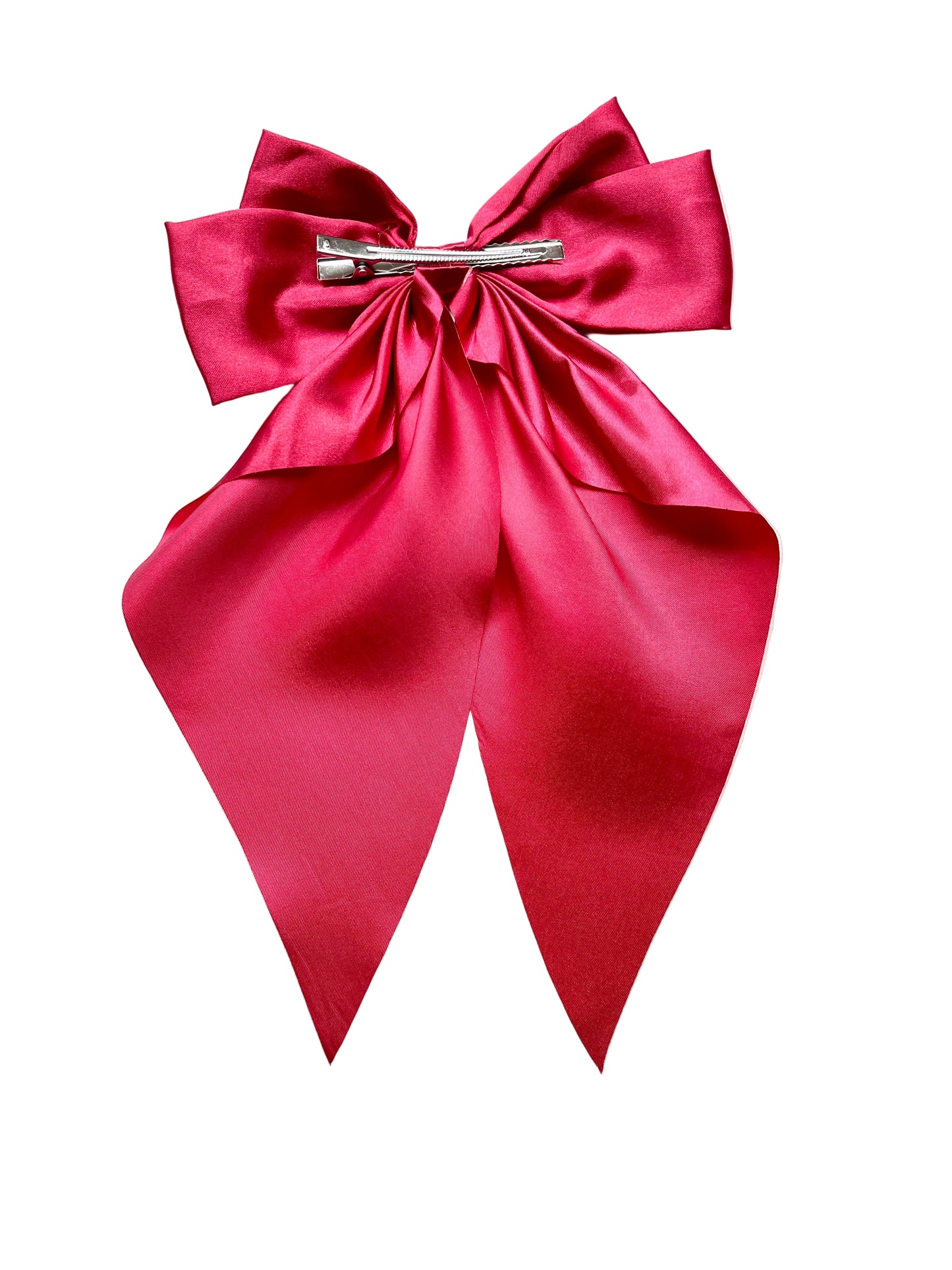 Regular Satin Bow Red