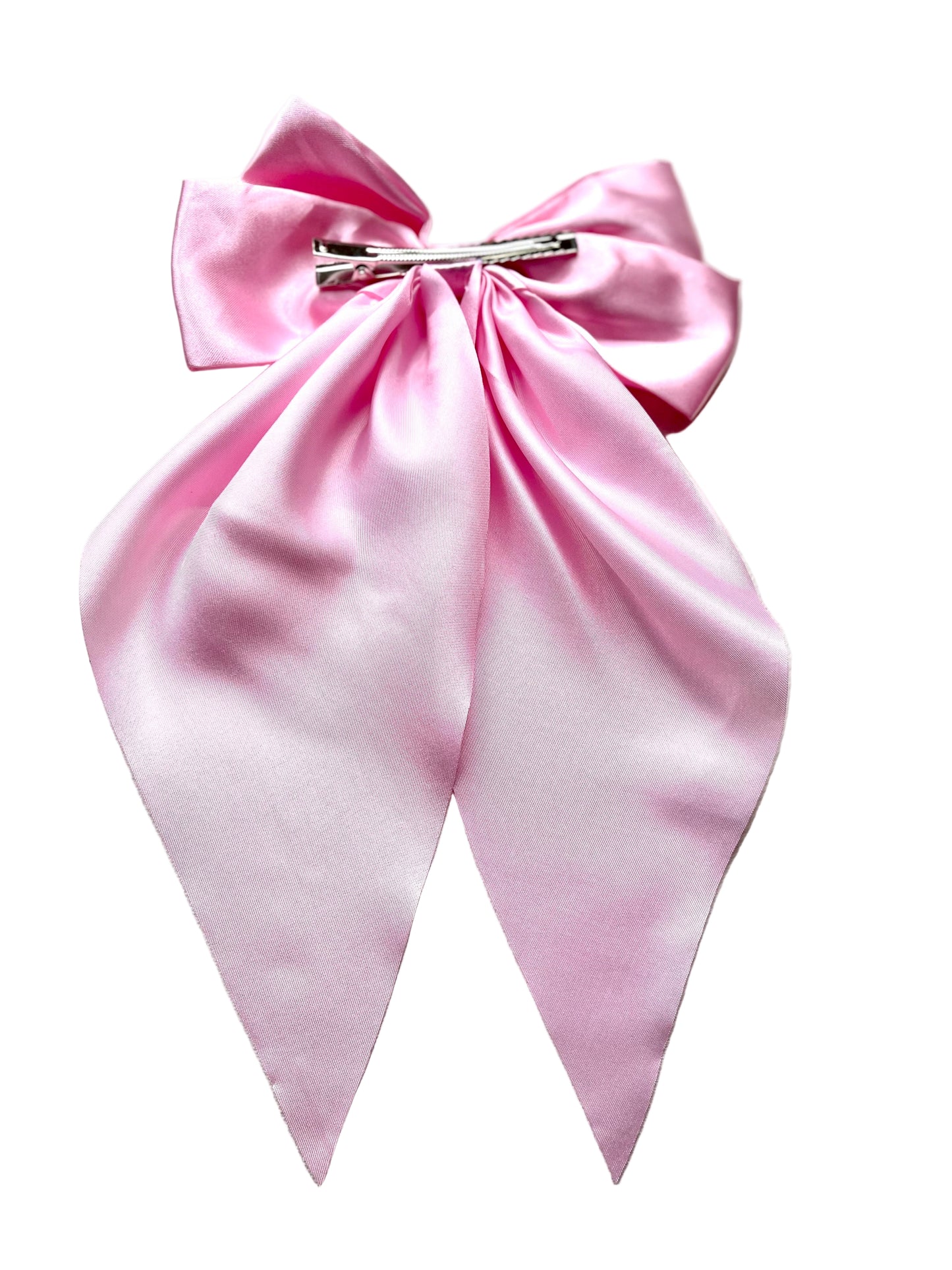 Regular Satin Bow  Light Pink