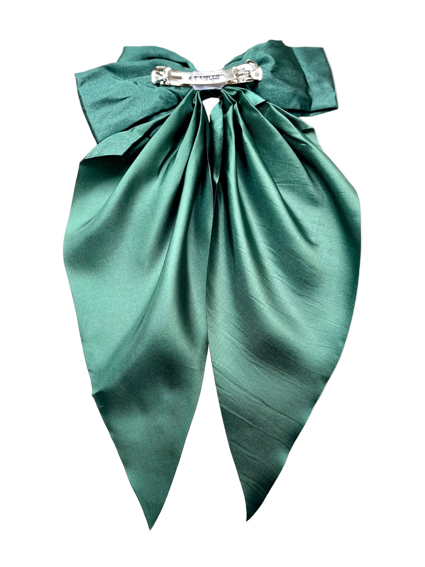 Forest Green Satin Oversized bow