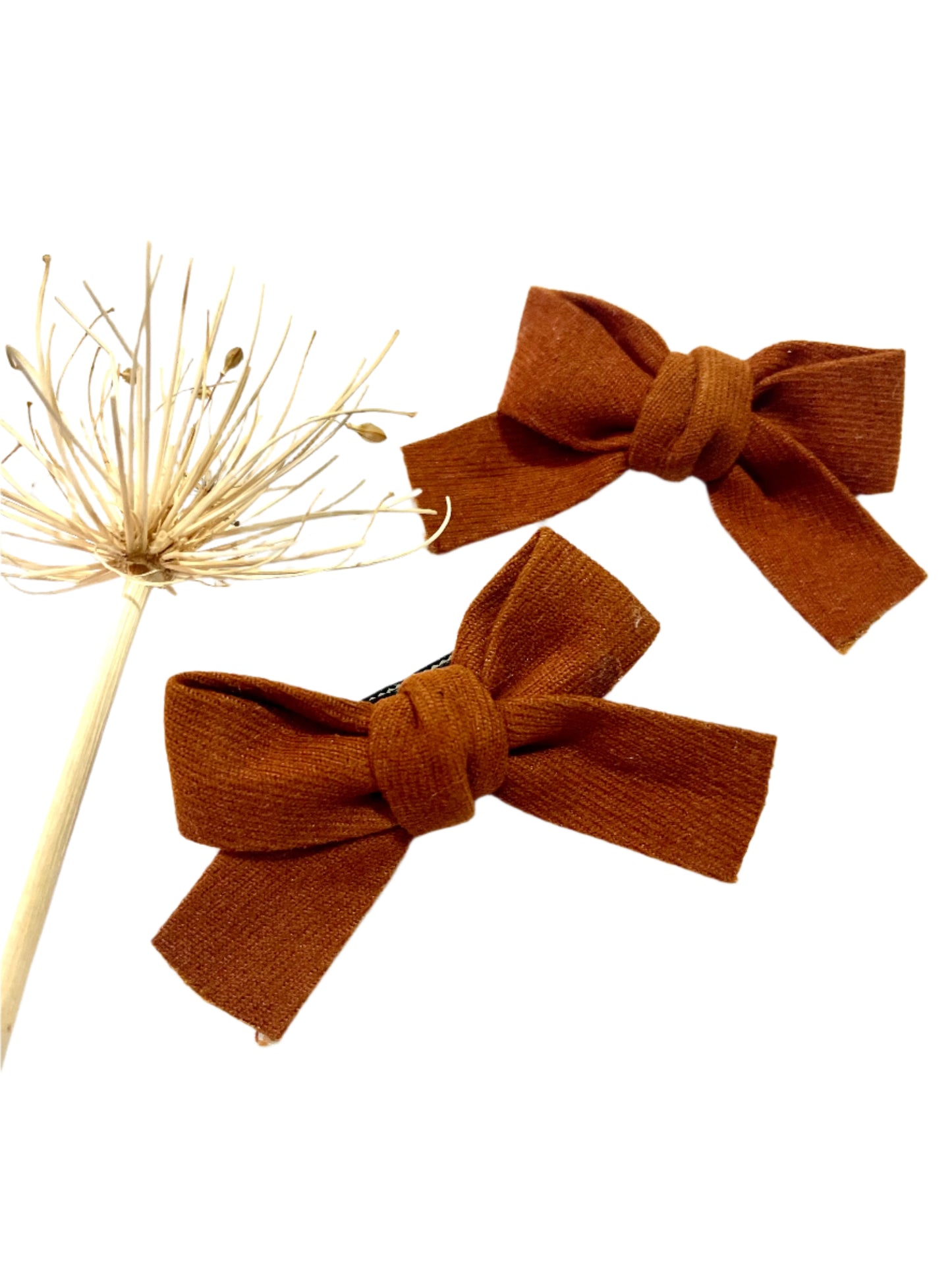 Corduroy Hair Clips