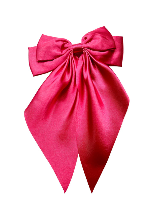 Regular Satin Bow Red