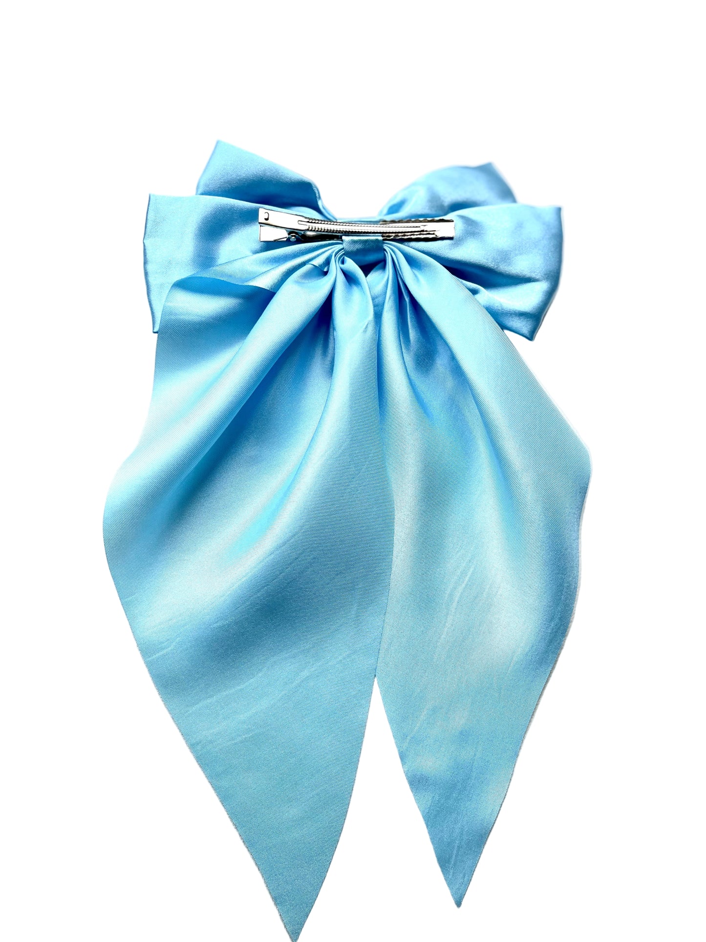 Regular Satin Bow Light Blue