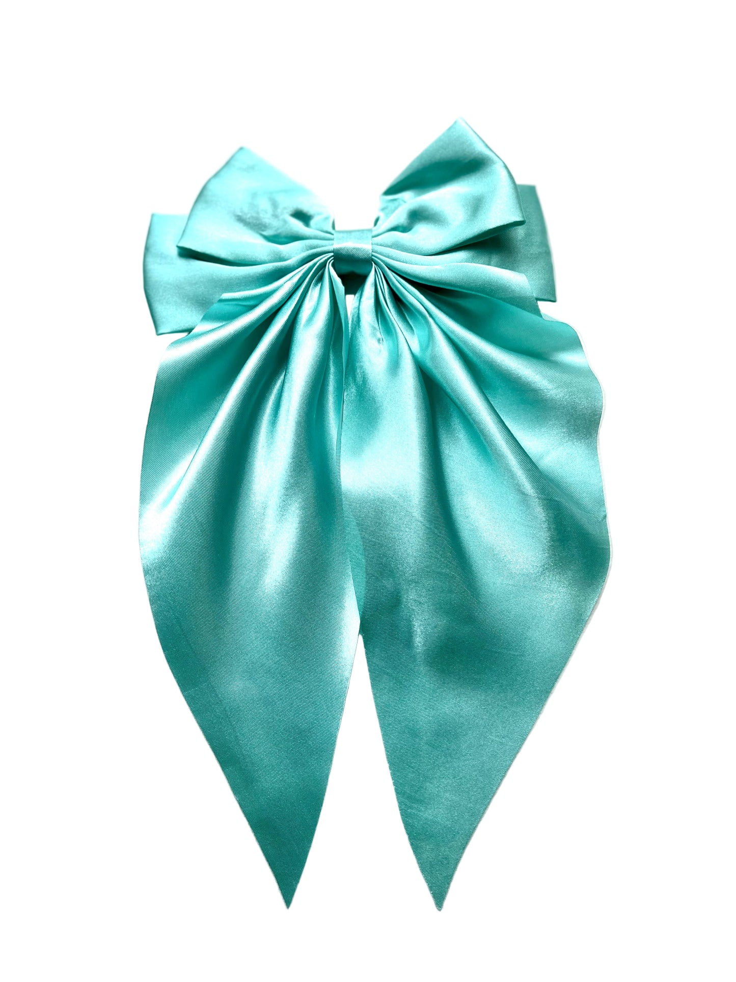 Regular Satin Bow Mint Green