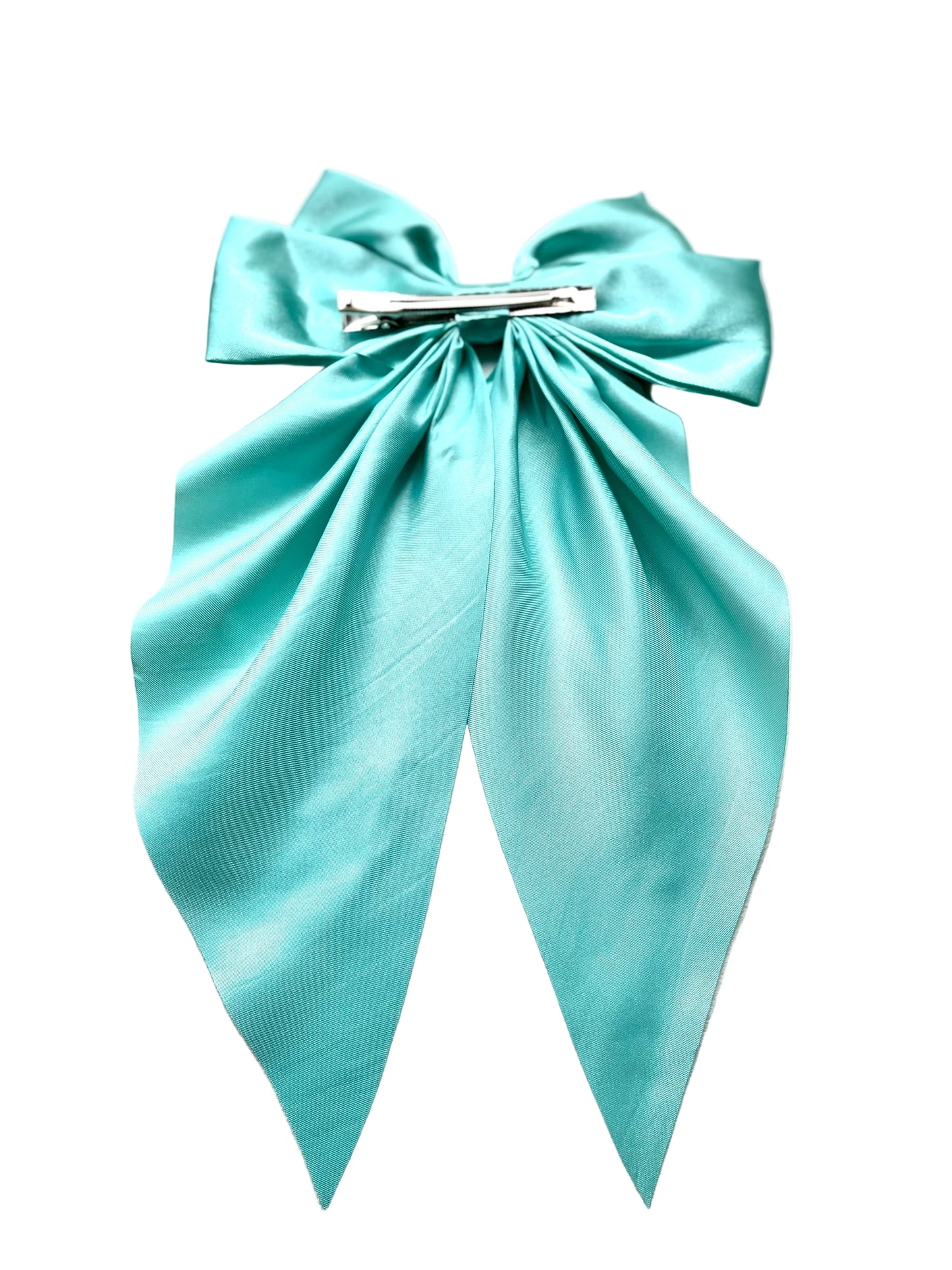 Regular Satin Bow Mint Green