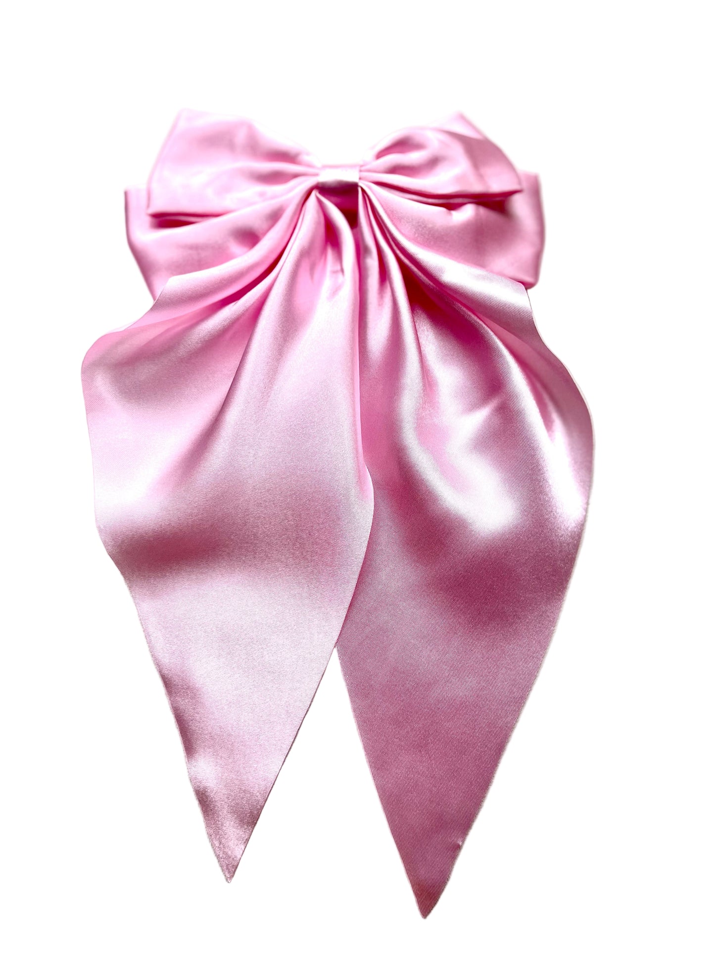 Regular Satin Bow  Light Pink