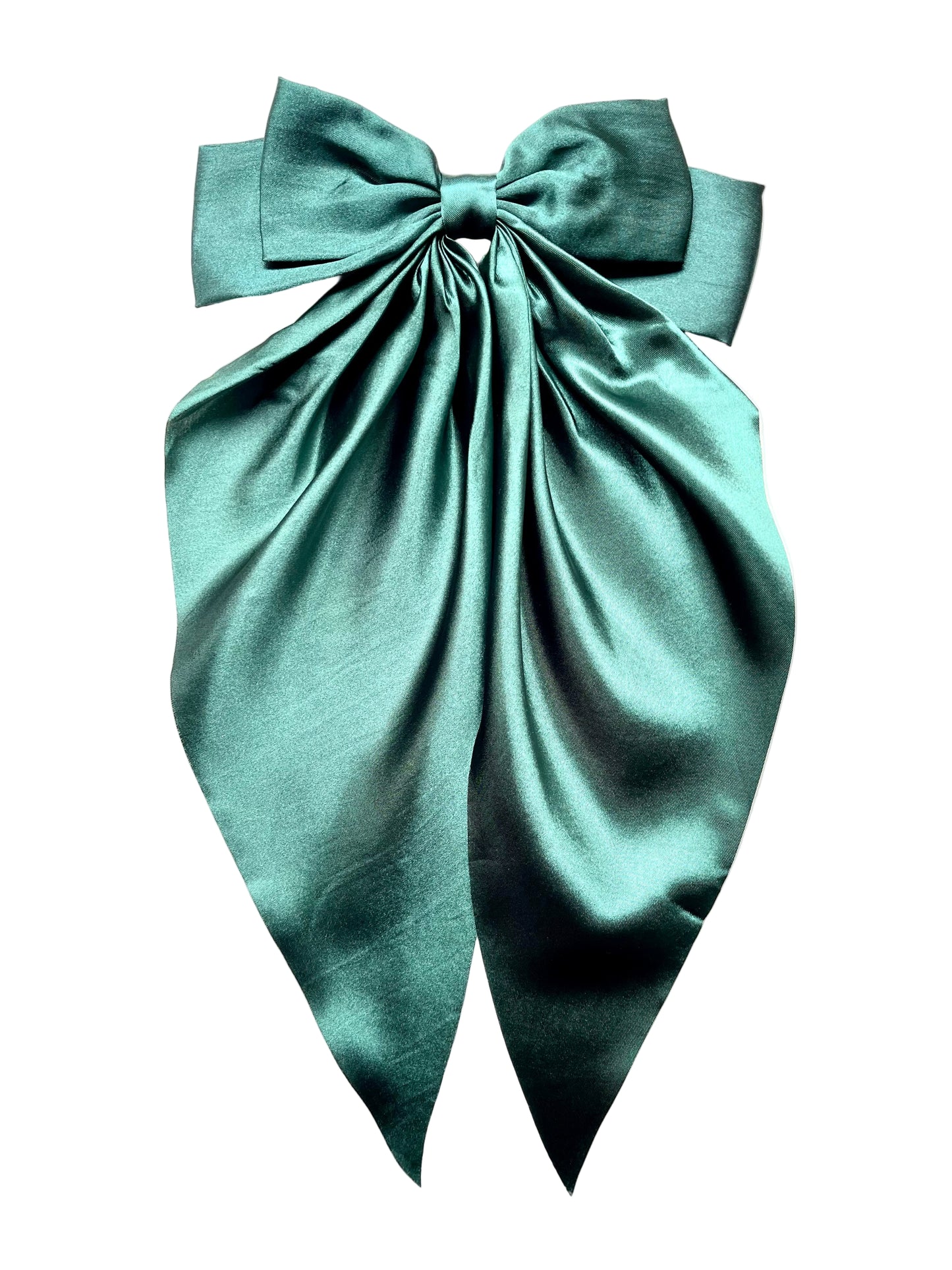 Forest Green Satin Oversized bow