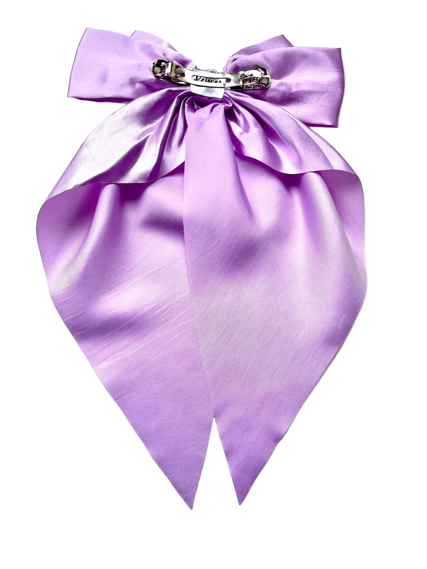 Purple Satin Oversized Bow